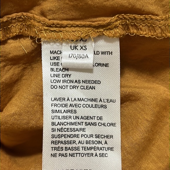 Urban Outfitters Hanna Rayon Tiered Scallop Babydoll Mini Dress Size XS - Picture 9 of 10